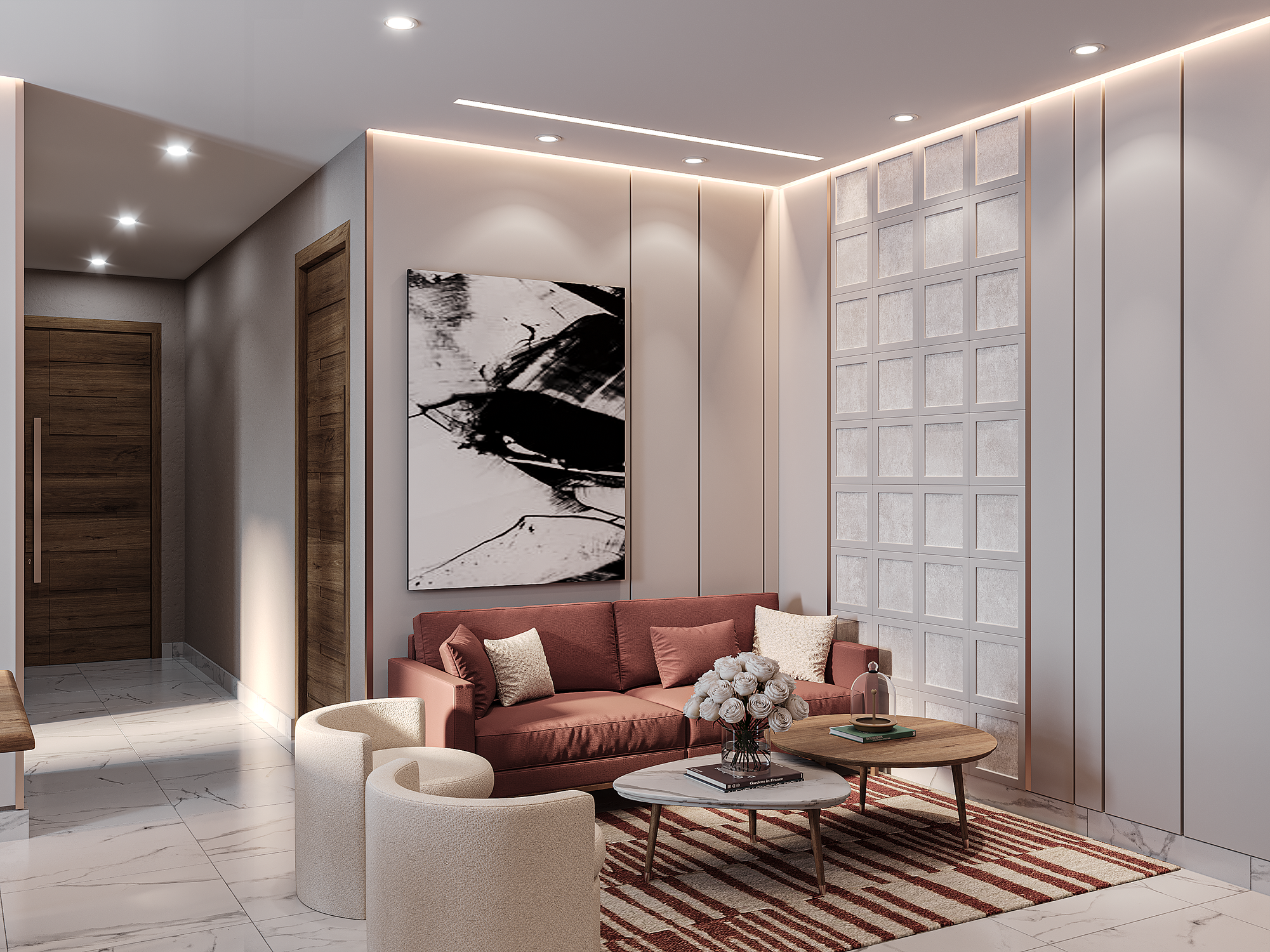 Sofa corner design